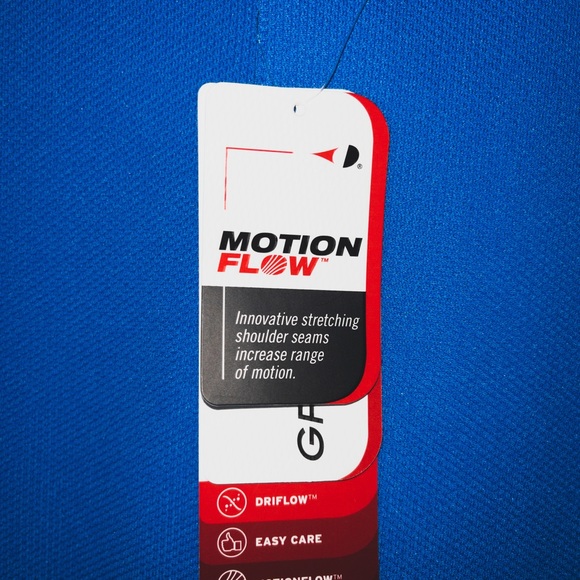 NWT Mens Sz L Blue Polo by GrandSlam - Picture 3 of 5